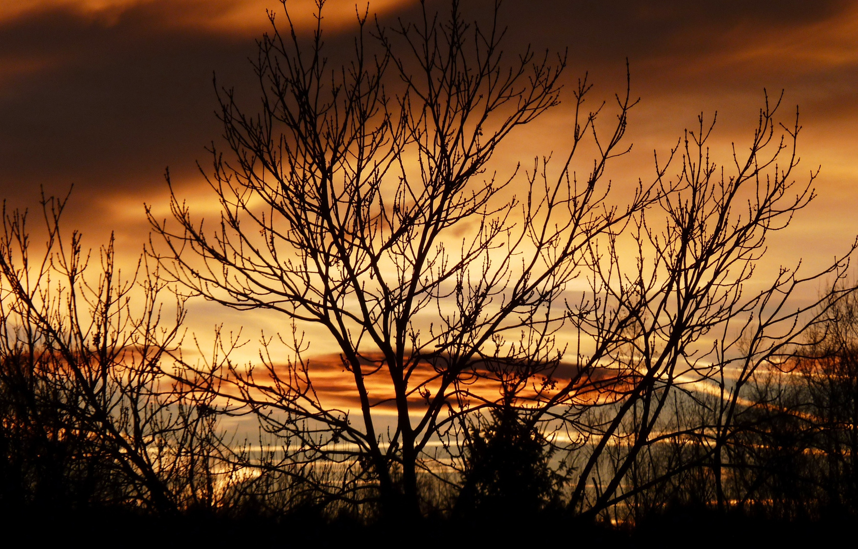 Abendstimmung im Herbst