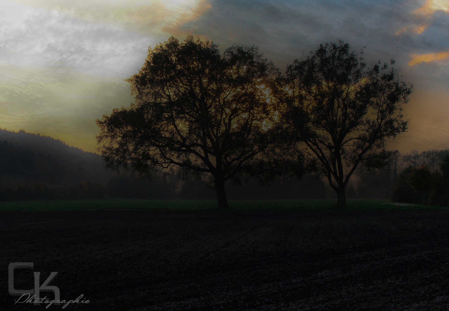 Abendstimmung im Herbst