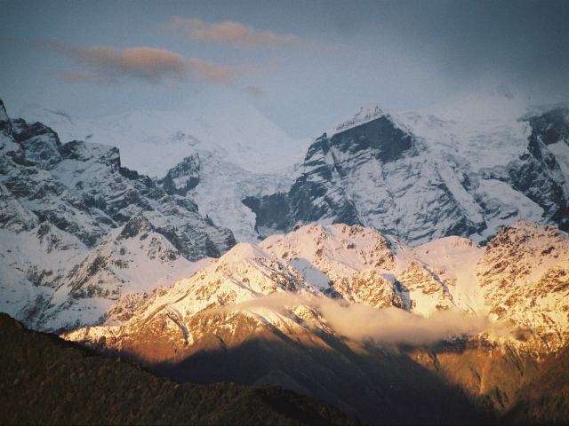 Abendstimmung im Himalaya