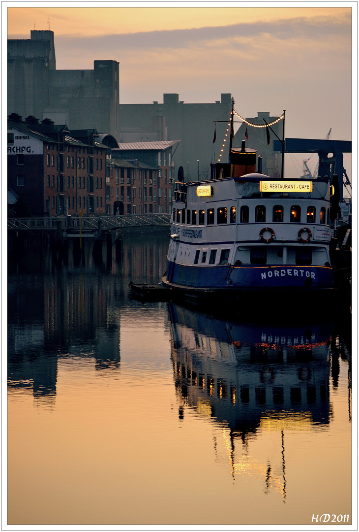 Abendstimmung im Husumer Hafen