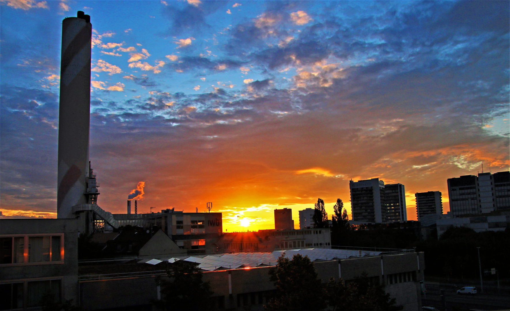 Abendstimmung im Industriequatier