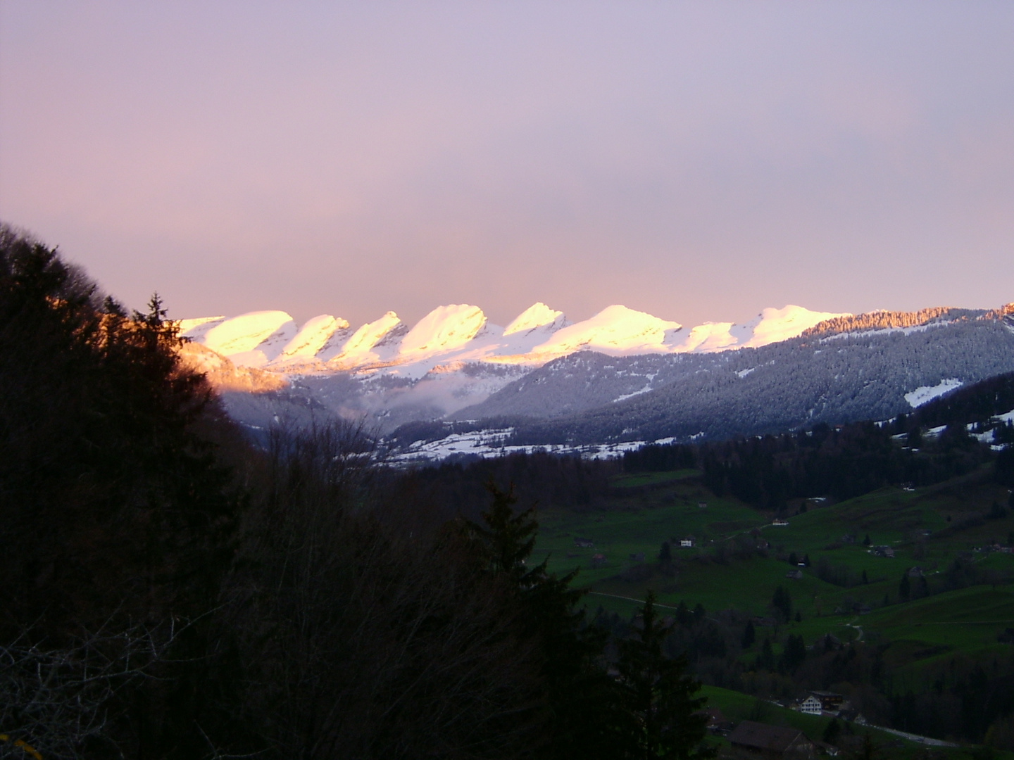 Abendstimmung im Januar