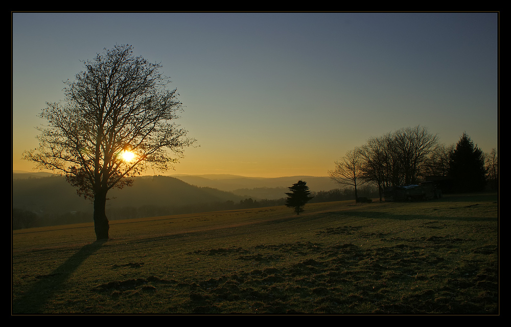 Abendstimmung im Januar