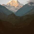 Abendstimmung im Kali Gandaki Tal