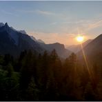 Abendstimmung im Karwendel ...