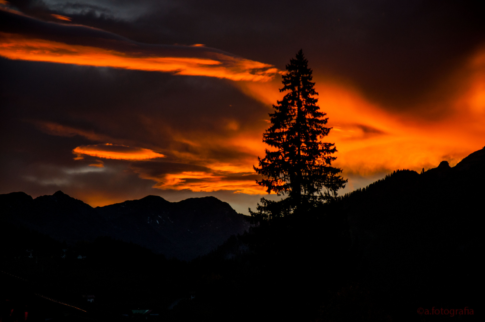 Abendstimmung im Kleinwalsertal.....