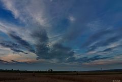 Abendstimmung im Kornkreis