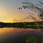 Abendstimmung im Kurpark Oberlaa, Wien