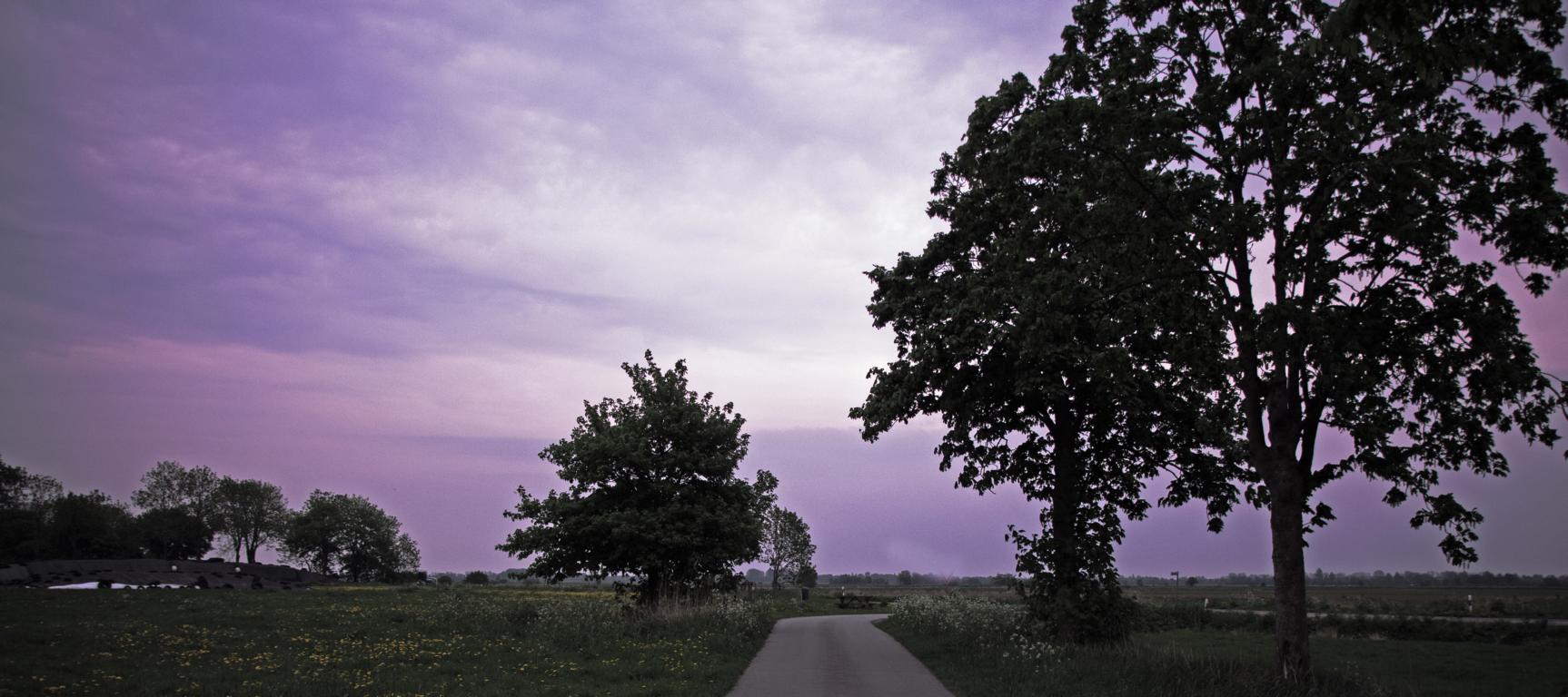 Abendstimmung im Leda-Jümme Gebiet -Ostfriesland