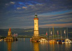 Abendstimmung im Lindau am Bodensee 