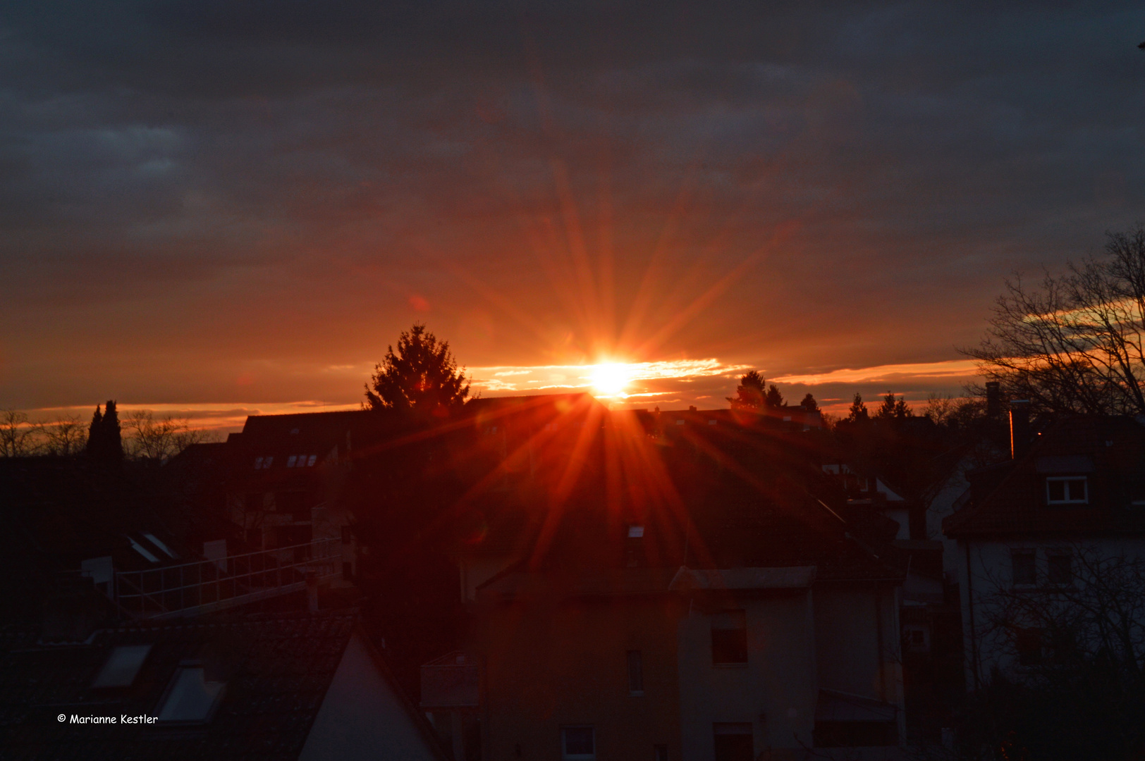 Abendstimmung im März