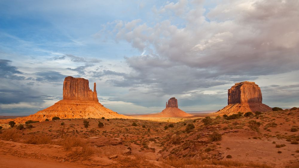 Abendstimmung im Monument Valley