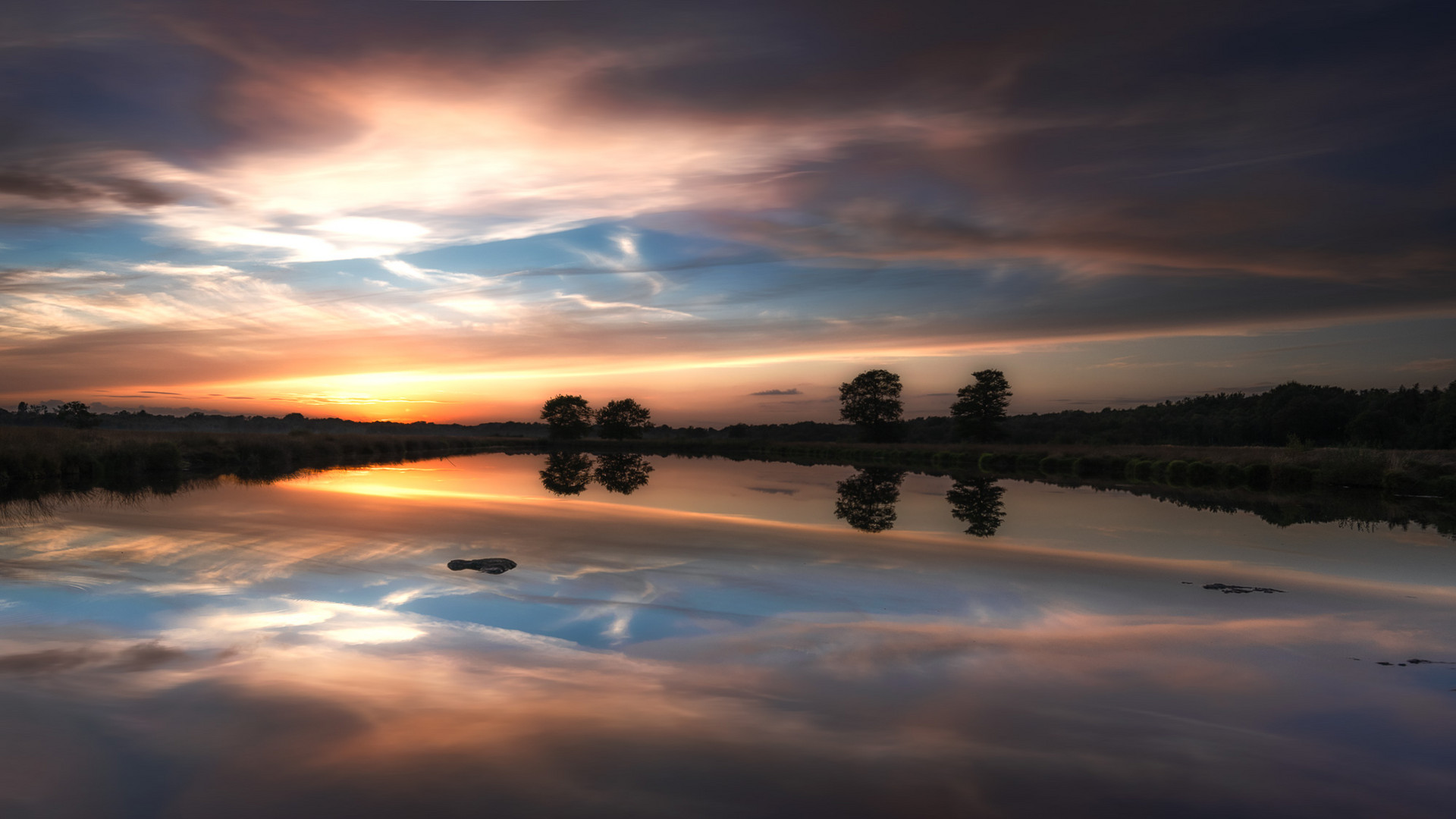 Abendstimmung im Moor