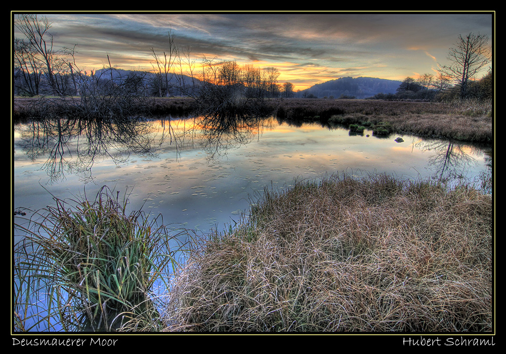 Abendstimmung im Moor (HDR aus 3 Fotos)