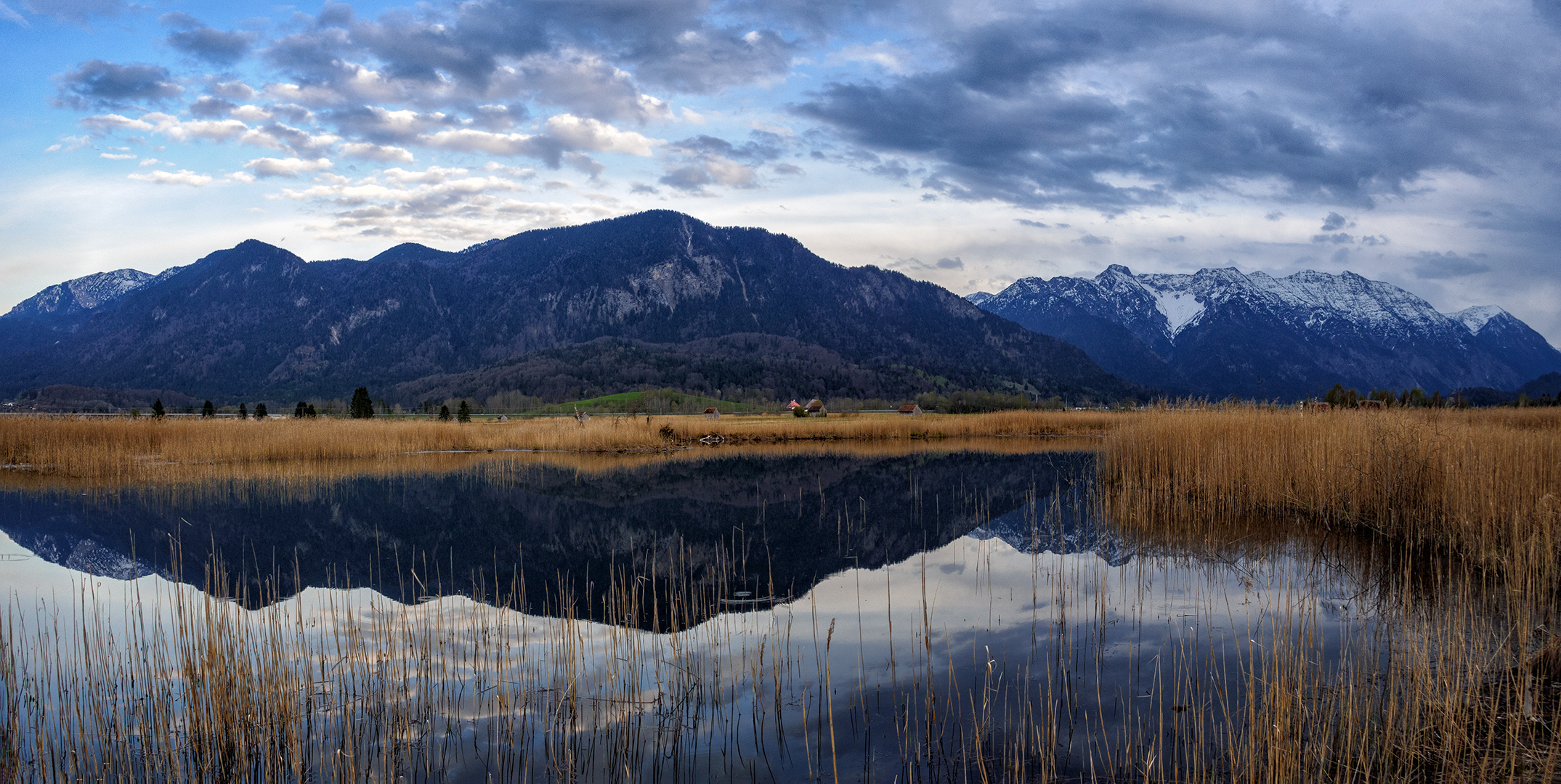 Abendstimmung im Murnauer Moos