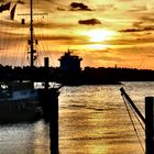 Abendstimmung im Museumshafen Altona Ölvergönne