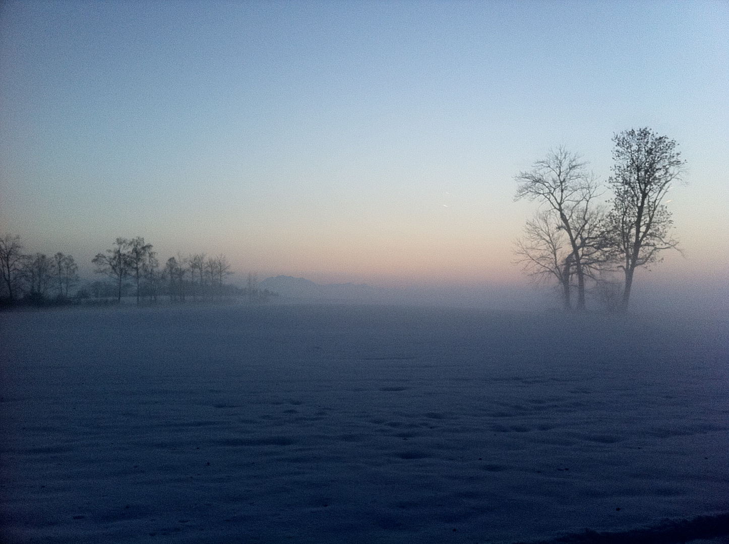 Abendstimmung im Nebel