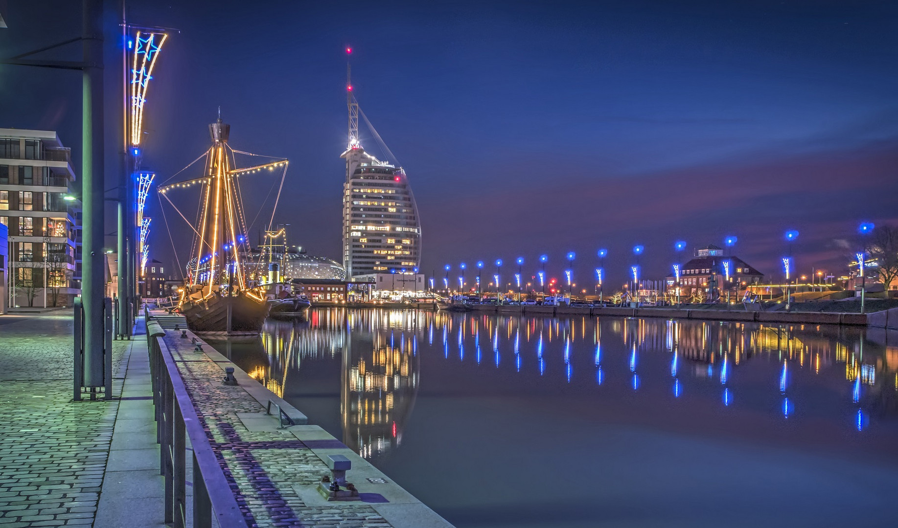 Abendstimmung im Neuer Hafen