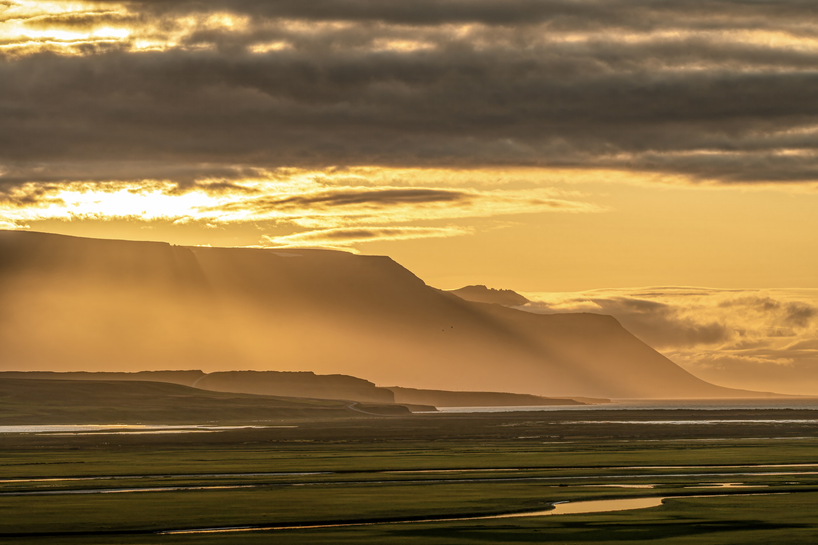 Abendstimmung im Norden Islands