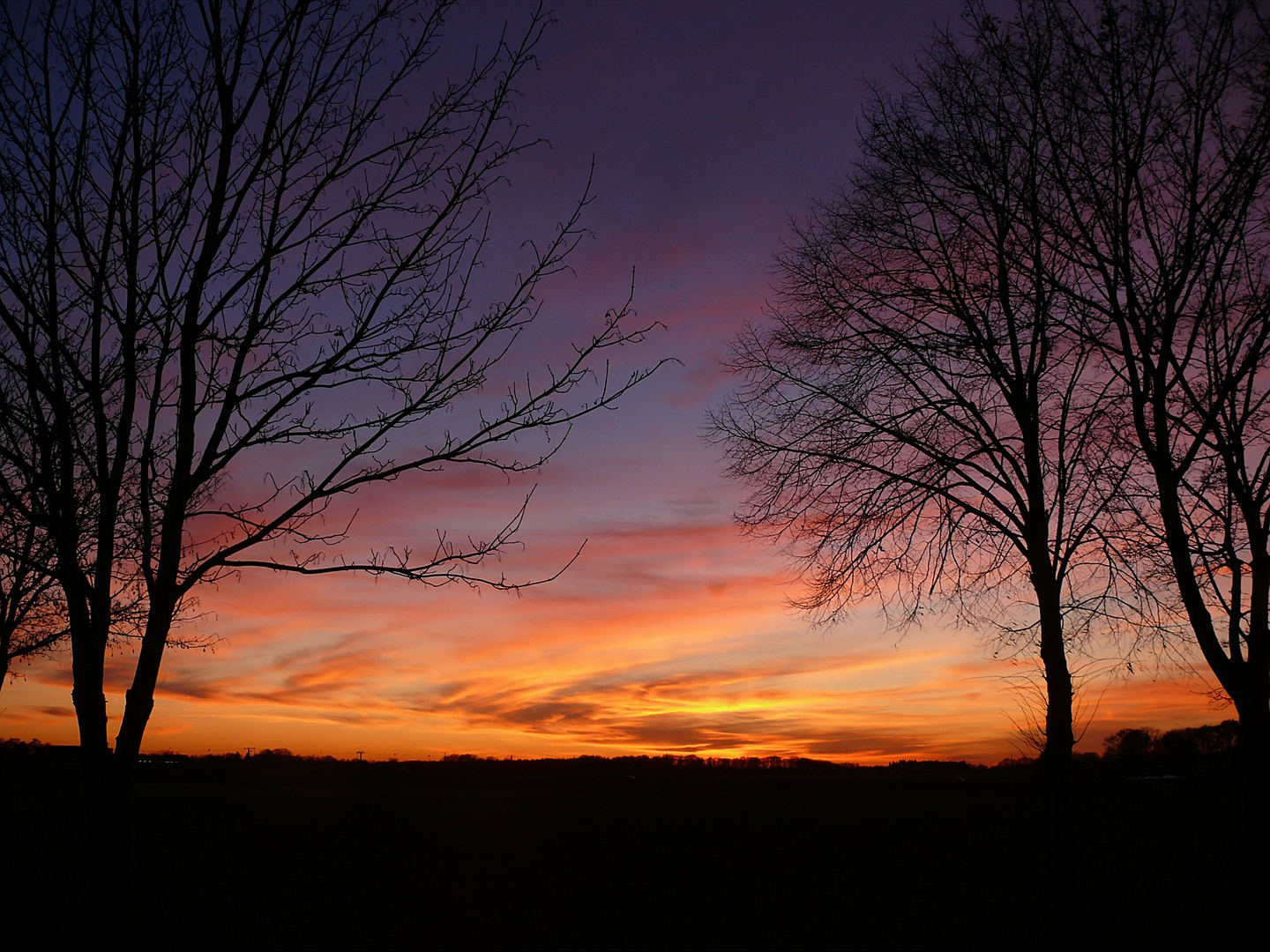 Abendstimmung im November