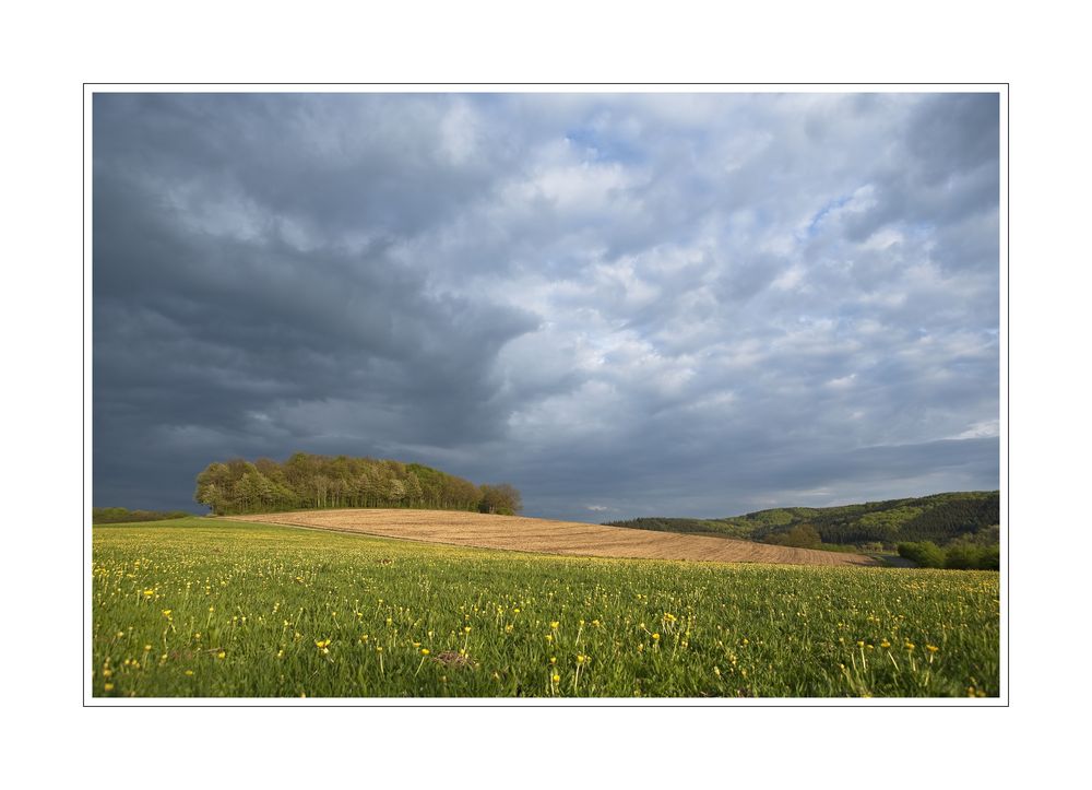 Abendstimmung im Oberbergischen Land