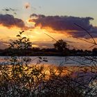 Abendstimmung im Oktober, Sonnenuntergang