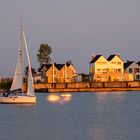 Abendstimmung im Olpenitzer Hafen