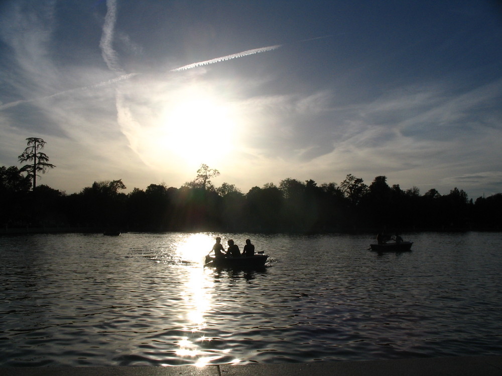 Abendstimmung im Retiro