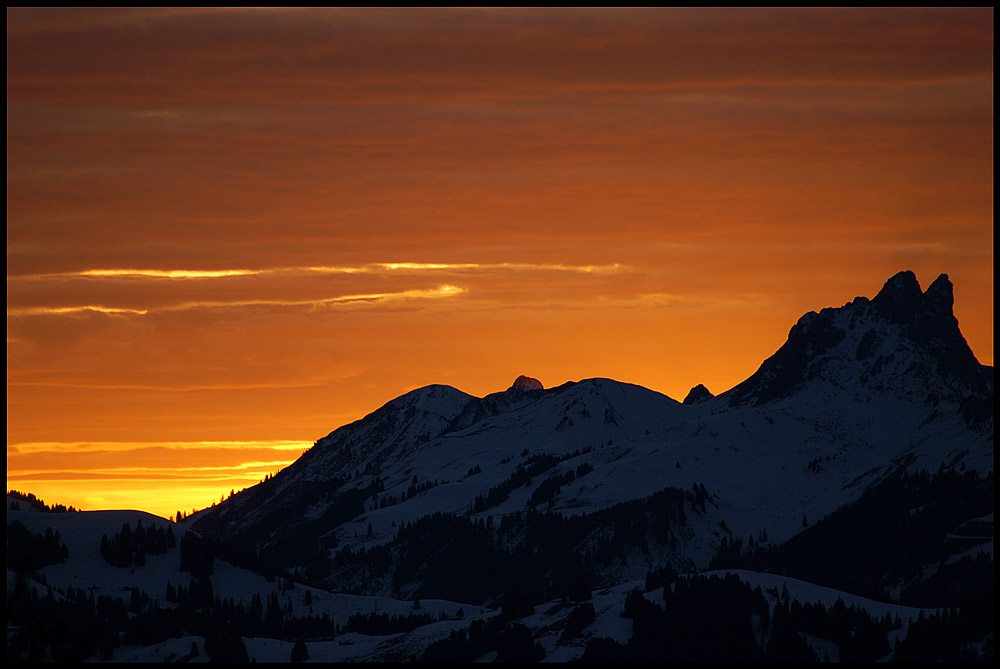 Abendstimmung im Simmental