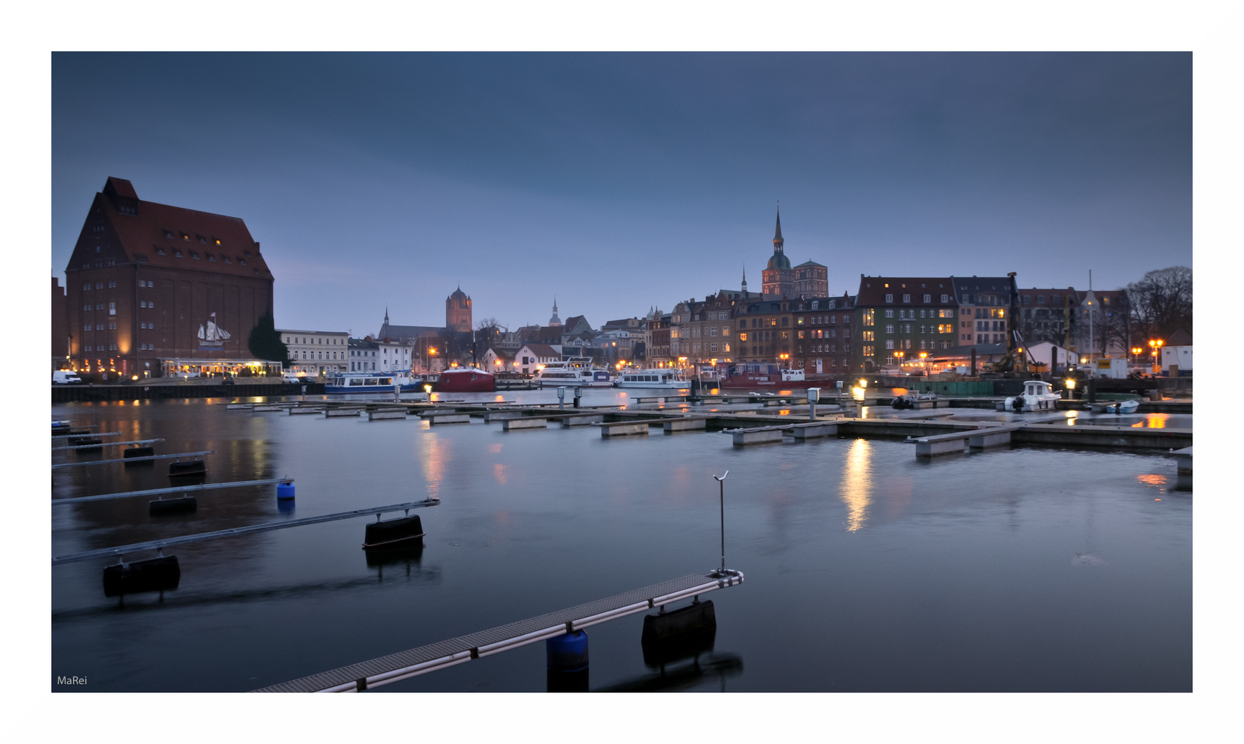 Abendstimmung im Stralsunder Hafen