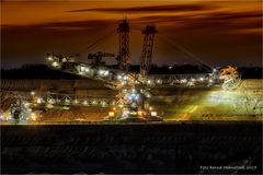 Abendstimmung im Tagebau Garzweiler ...