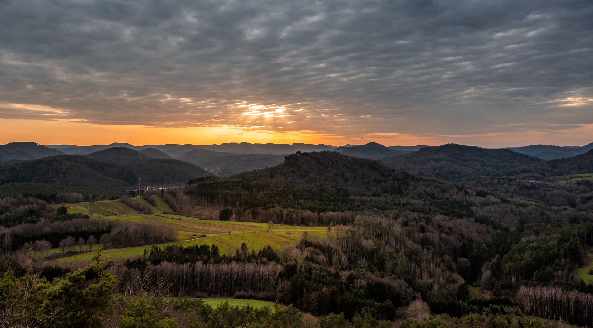 Abendstimmung im Tal 