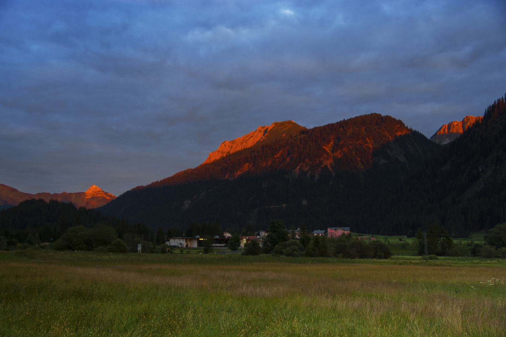 Abendstimmung im Tannheimer Tal