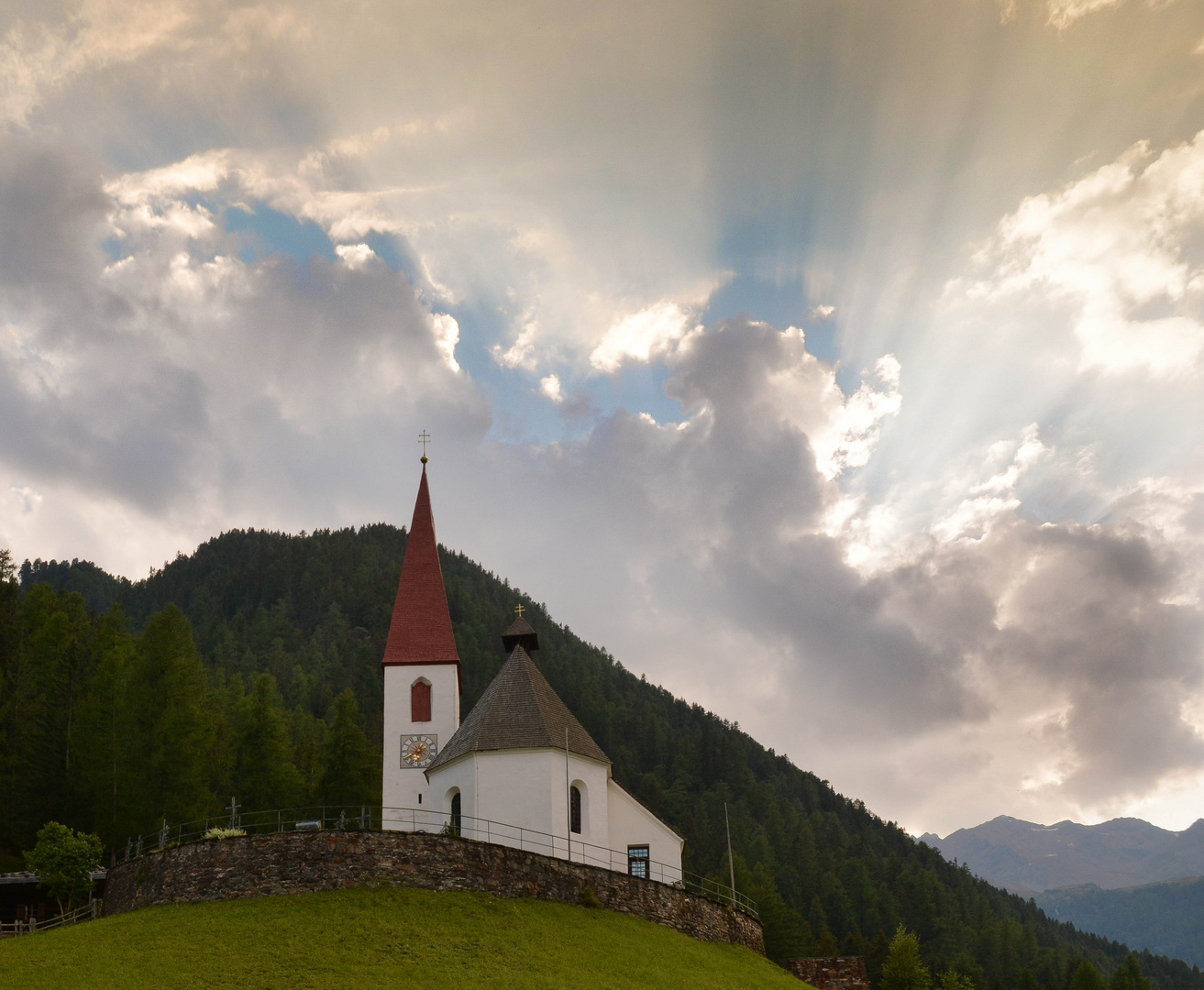 Abendstimmung im Ultental