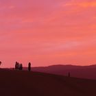 Abendstimmung im Val d' Orcia - Toskana