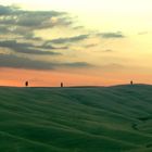 Abendstimmung im Val'Orcia