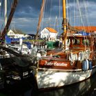 Abendstimmung im Vareler Hafen