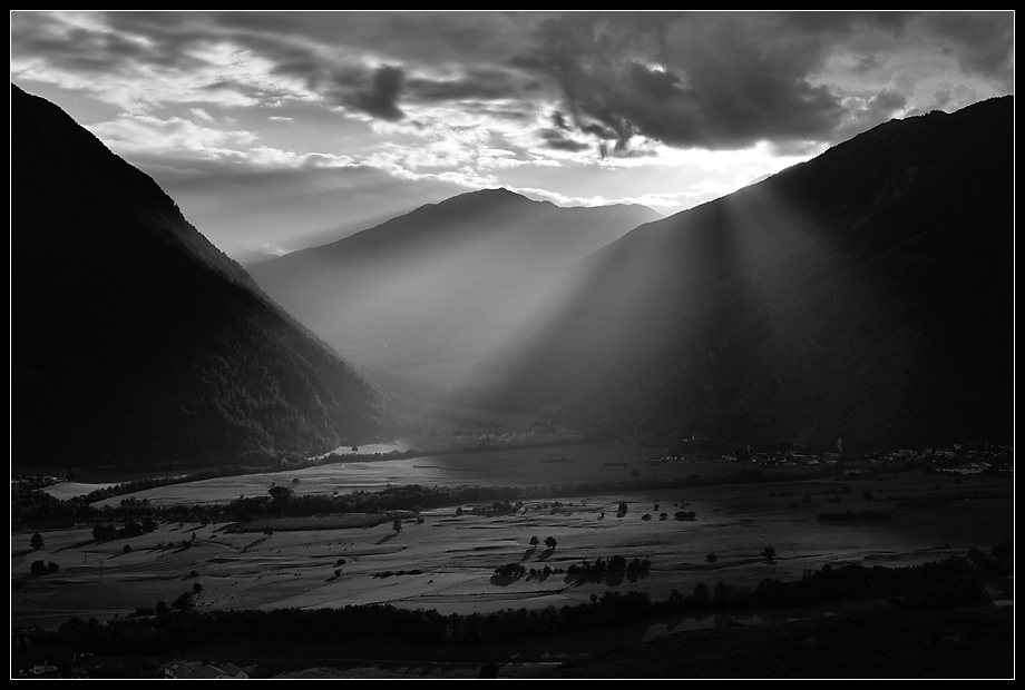 Abendstimmung im Vinschgau