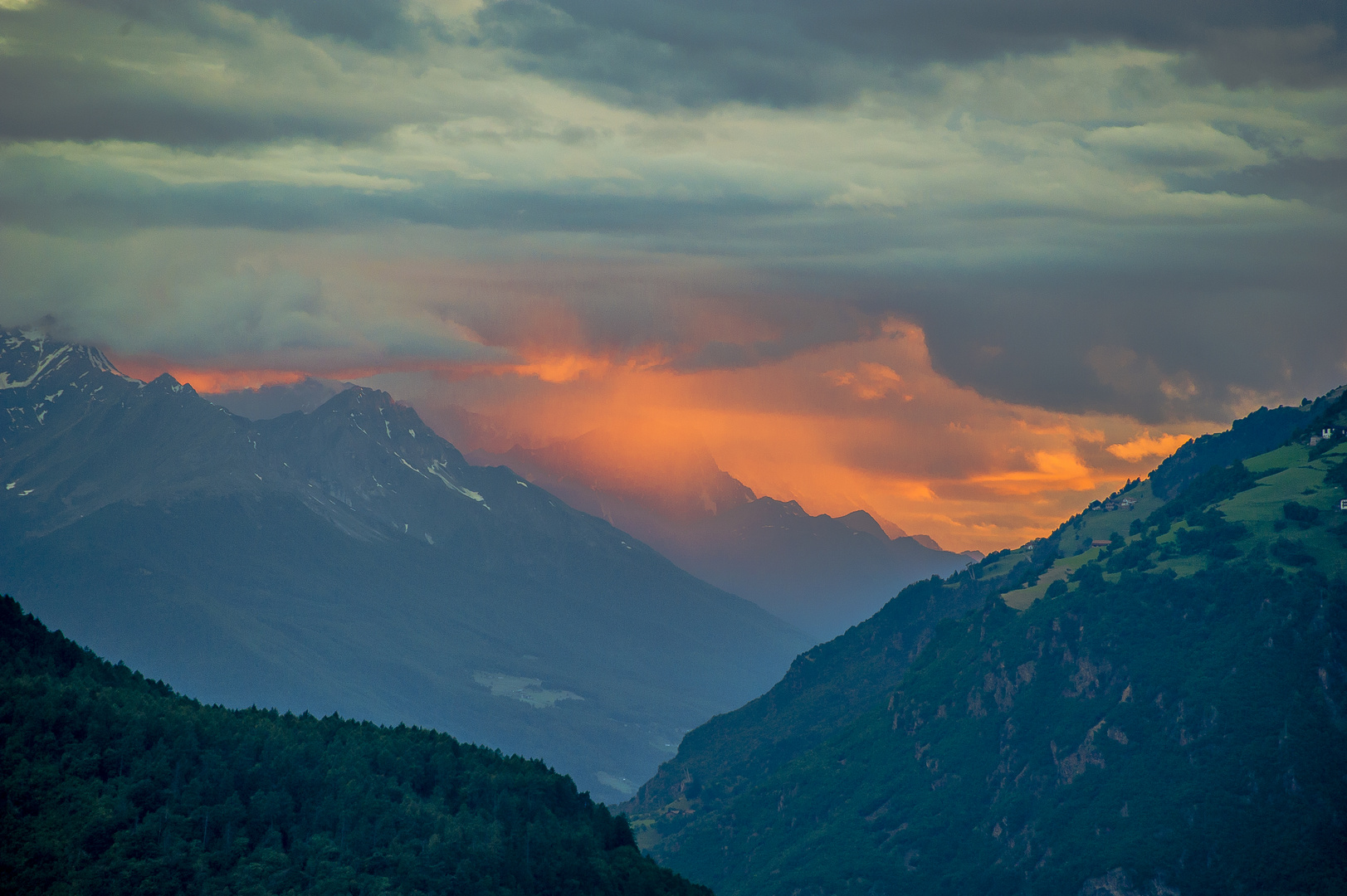 Abendstimmung im Vinschgau