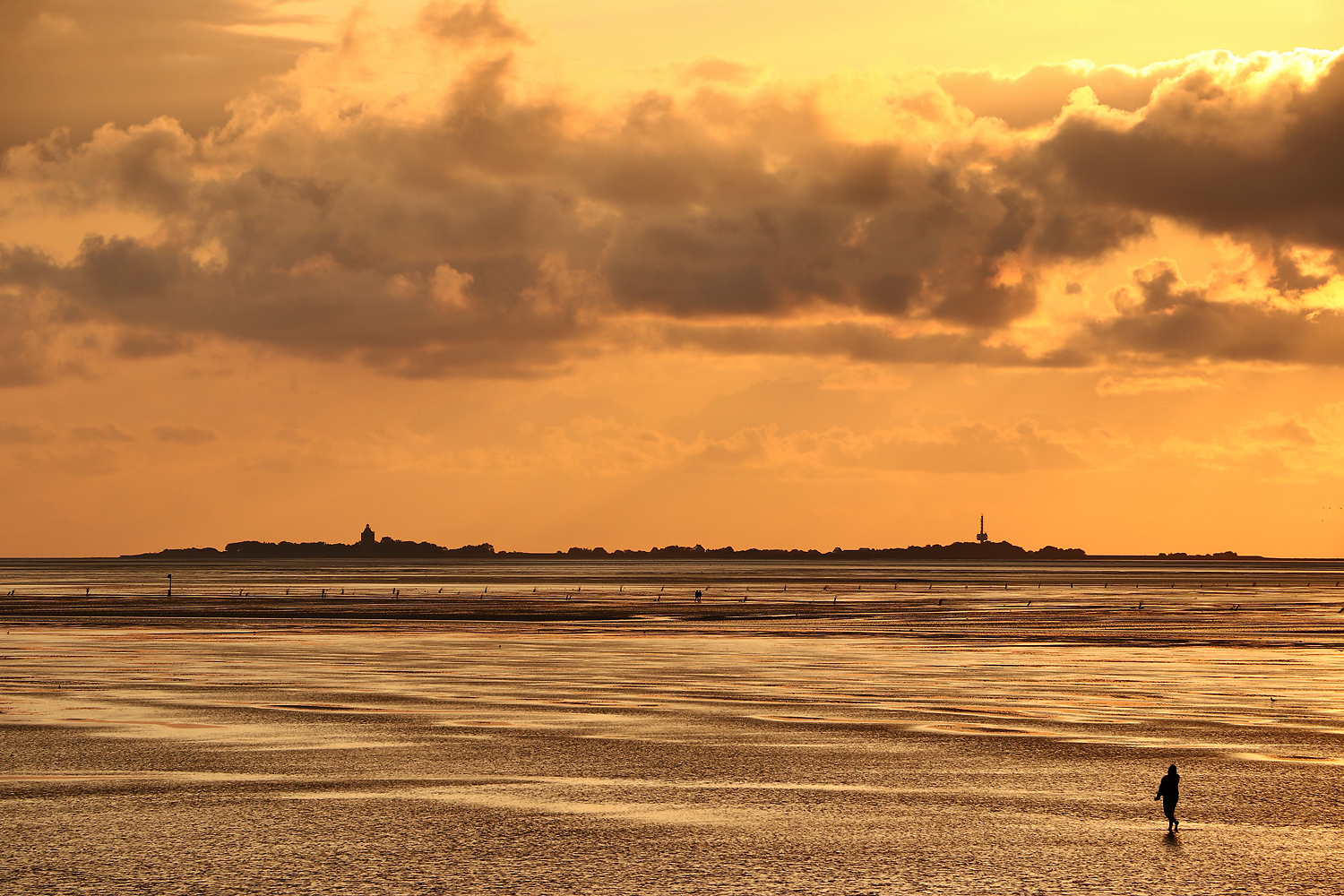 Abendstimmung im Watt..