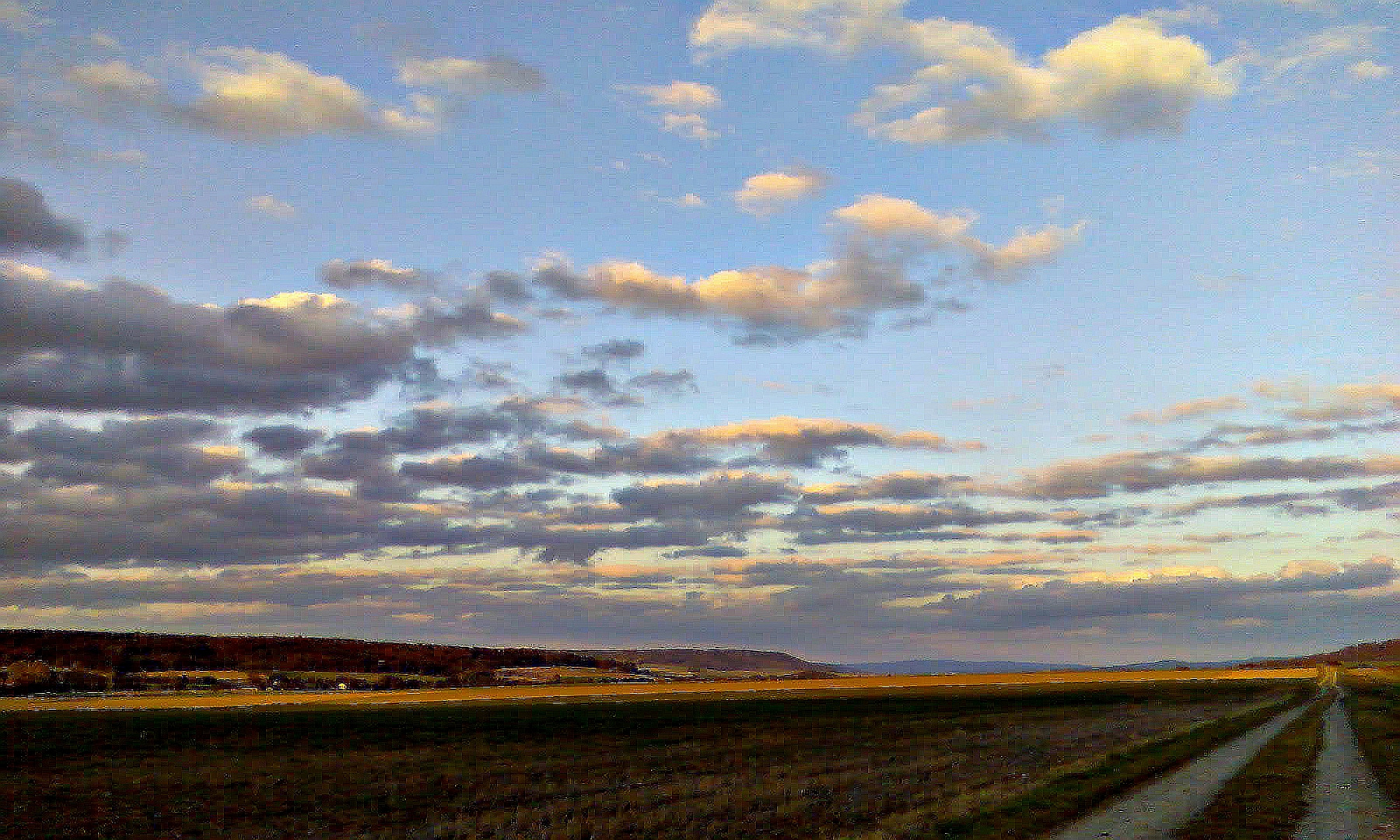 Abendstimmung im Weserbergland