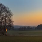 Abendstimmung  im Westerwald