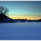 Abendstimmung im Winter