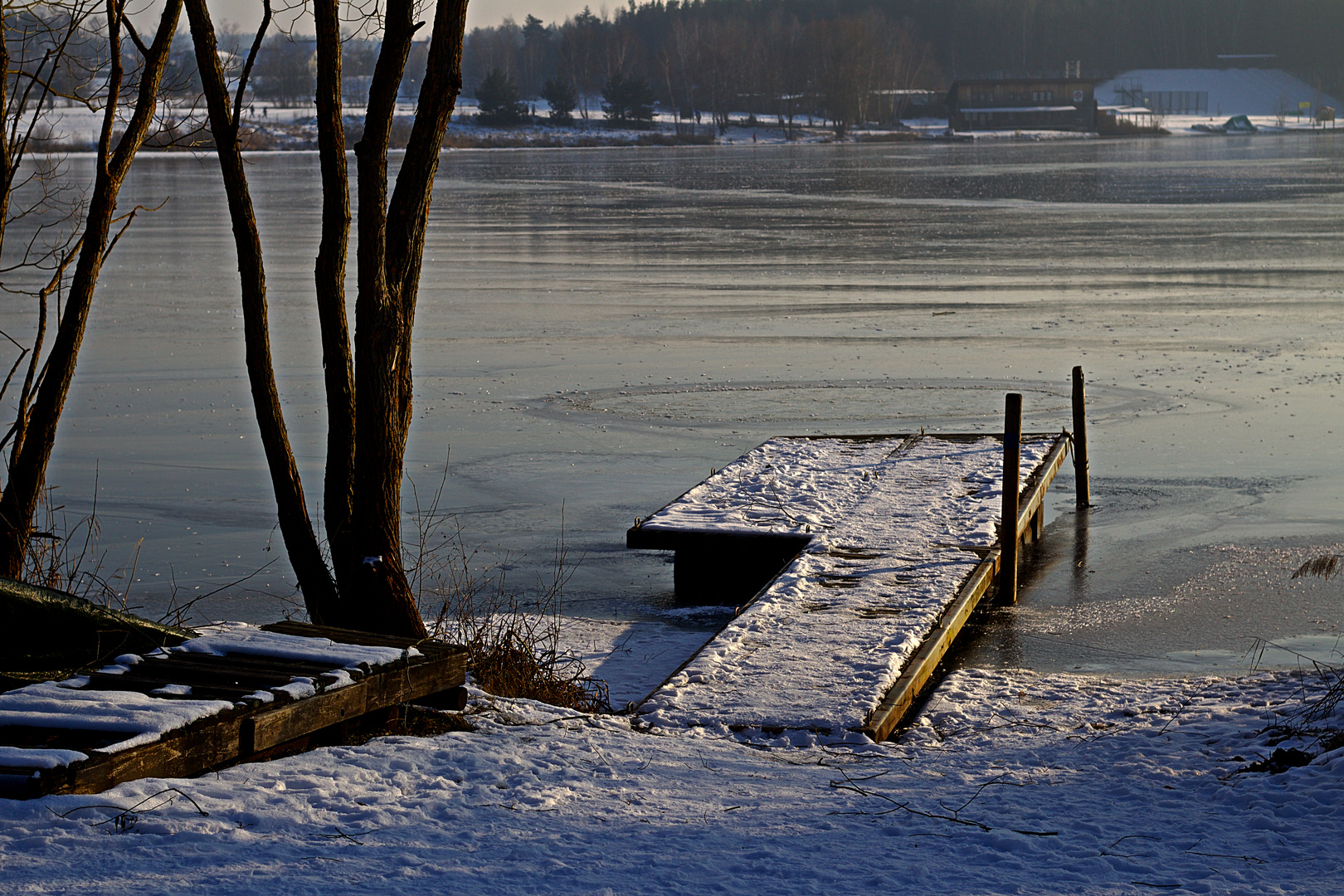 Abendstimmung im Winter