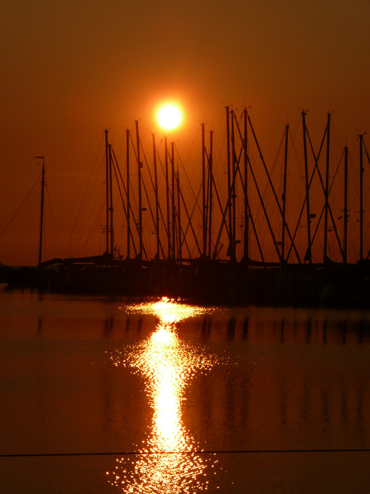 Abendstimmung im Yachthafen