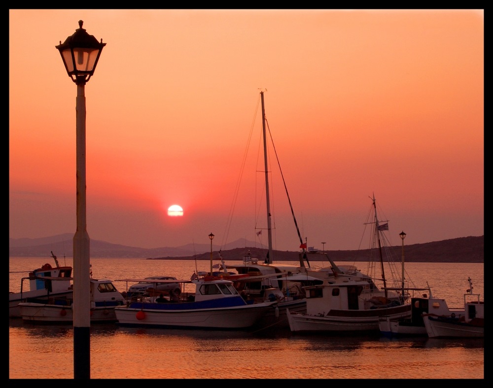 Abendstimmung in Agia Anna (Naxos)