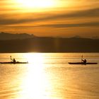 Abendstimmung in Ambach (Starnberger See)