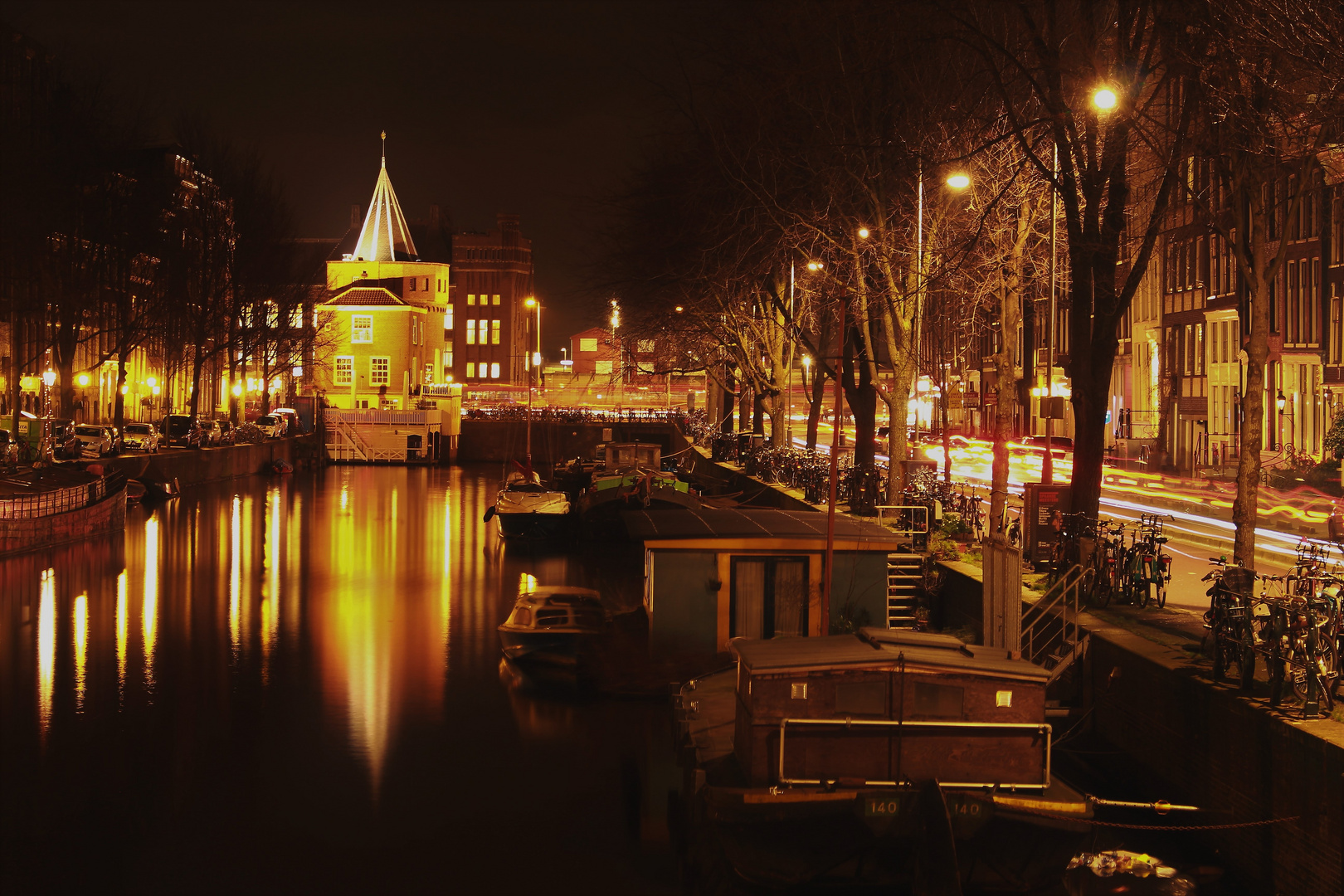 Abendstimmung in Amsterdam