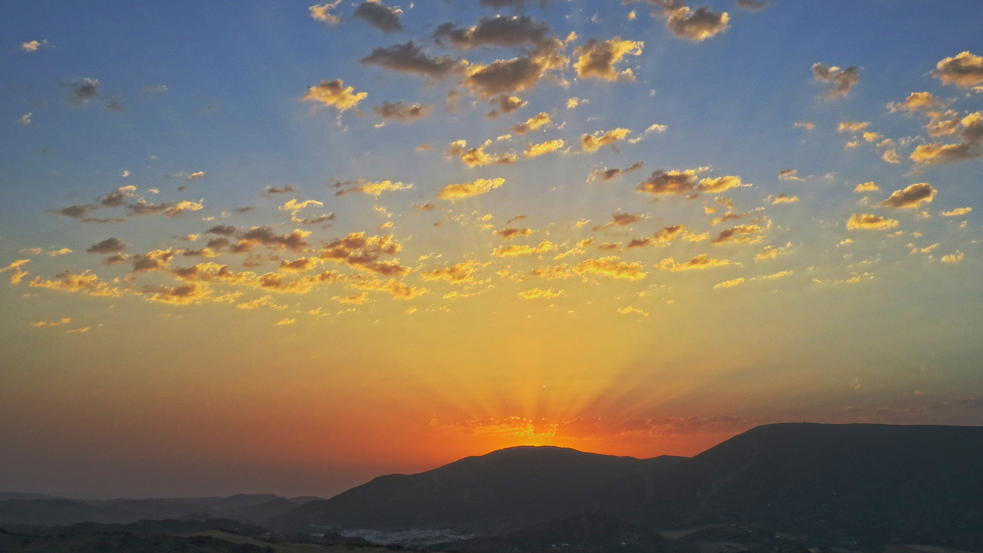 Abendstimmung in Andalusien