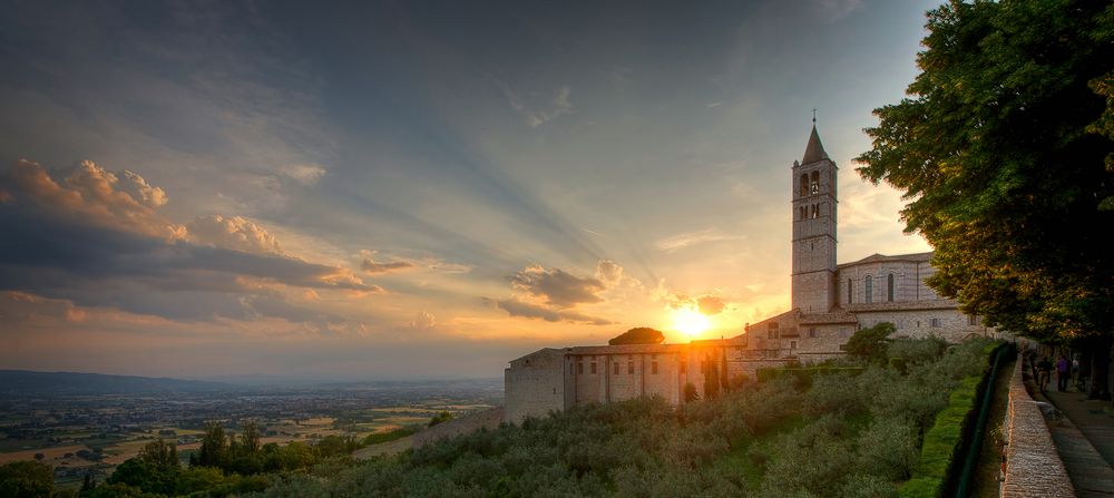 Abendstimmung in Assisi